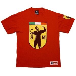 WWE Authentic Wear Wrestling Santino Marella T-Shirt 2007 Red Large L
